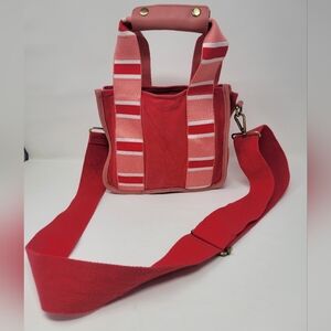 ANTHROPOLOGIE Urban Orginals crossbody bag pink with handle and strap